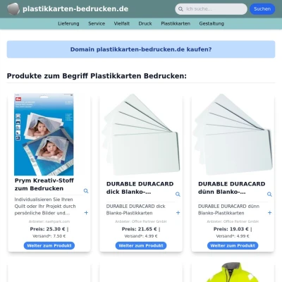 Screenshot plastikkarten-bedrucken.de