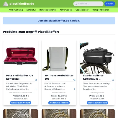 Screenshot plastikkoffer.de