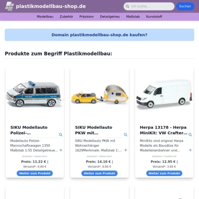 Screenshot plastikmodellbau-shop.de