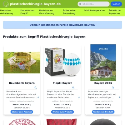 Screenshot plastischechirurgie-bayern.de