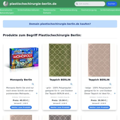 Screenshot plastischechirurgie-berlin.de