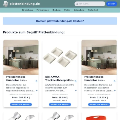 Screenshot plattenbindung.de