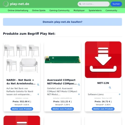 Screenshot play-net.de
