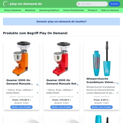 Screenshot play-on-demand.de