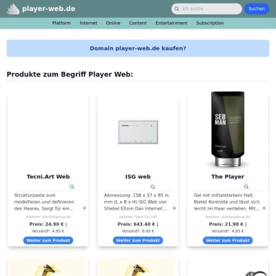 Screenshot player-web.de