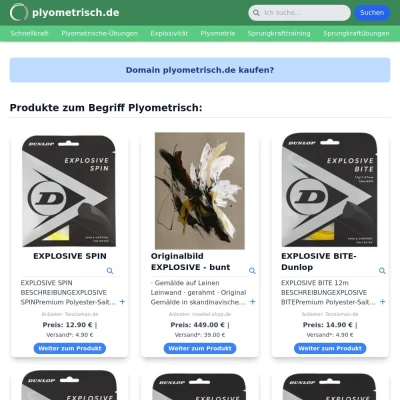 Screenshot plyometrisch.de