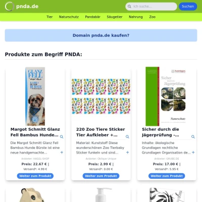 Screenshot pnda.de