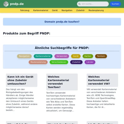 Screenshot pndp.de