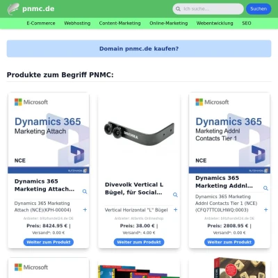 Screenshot pnmc.de