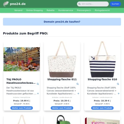 Screenshot pno24.de