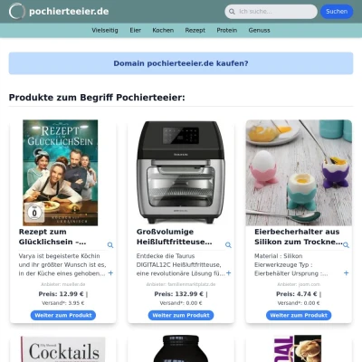 Screenshot pochierteeier.de