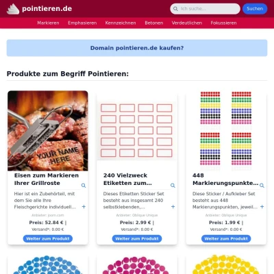 Screenshot pointieren.de