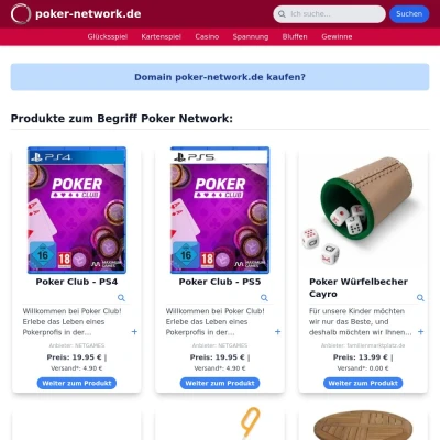 Screenshot poker-network.de