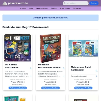 Screenshot pokerevent.de