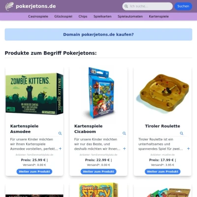 Screenshot pokerjetons.de