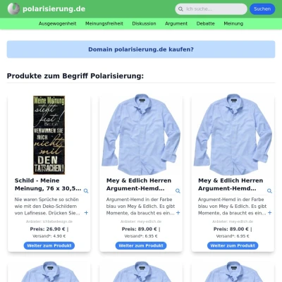 Screenshot polarisierung.de