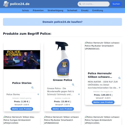 Screenshot police24.de