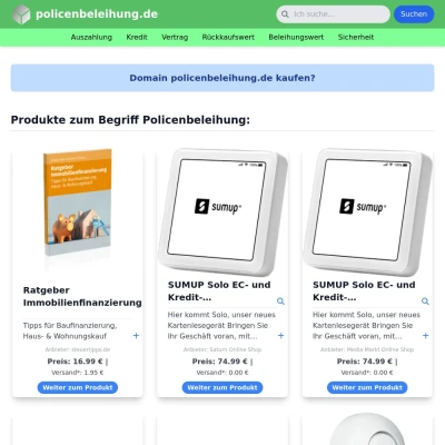 Screenshot policenbeleihung.de