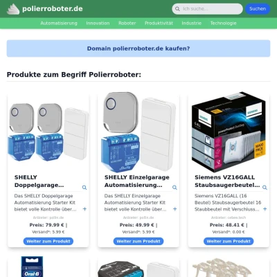 Screenshot polierroboter.de