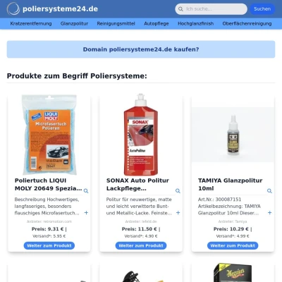 Screenshot poliersysteme24.de