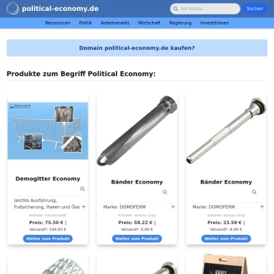 Screenshot political-economy.de