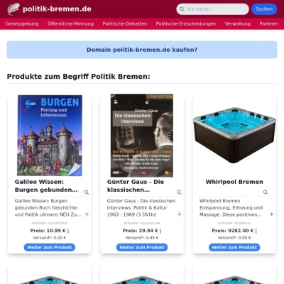 Screenshot politik-bremen.de