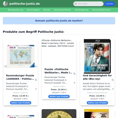 Screenshot politische-justiz.de