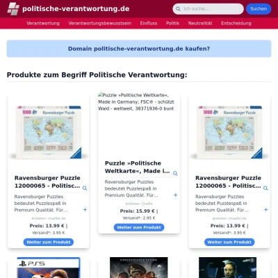 Screenshot politische-verantwortung.de