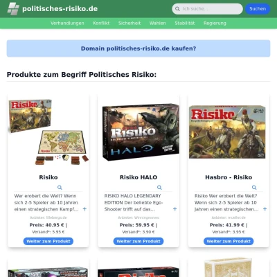 Screenshot politisches-risiko.de