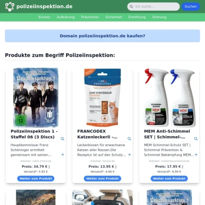 Screenshot polizeiinspektion.de