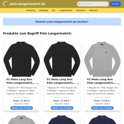 Screenshot polo-langarmshirt.de