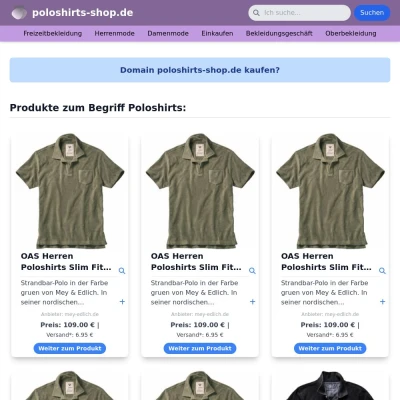 Screenshot poloshirts-shop.de