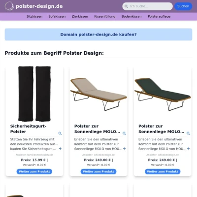 Screenshot polster-design.de