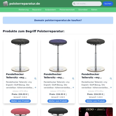 Screenshot polsterreparatur.de