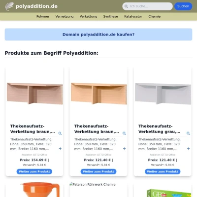 Screenshot polyaddition.de