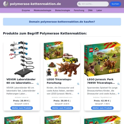 Screenshot polymerase-kettenreaktion.de