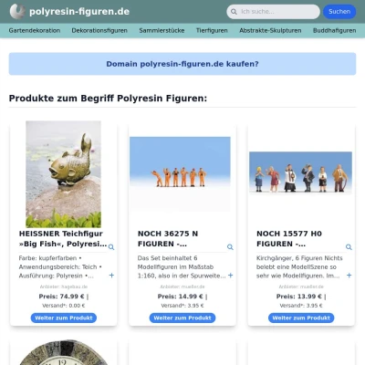 Screenshot polyresin-figuren.de