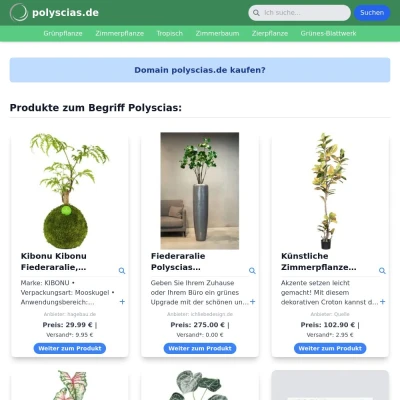 Screenshot polyscias.de