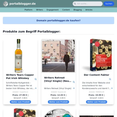 Screenshot portalblogger.de