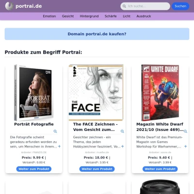 Screenshot portrai.de