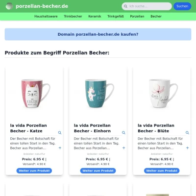 Screenshot porzellan-becher.de