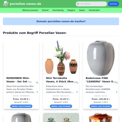 Screenshot porzellan-vasen.de