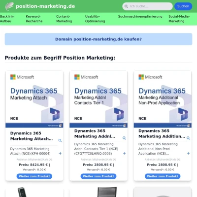 Screenshot position-marketing.de