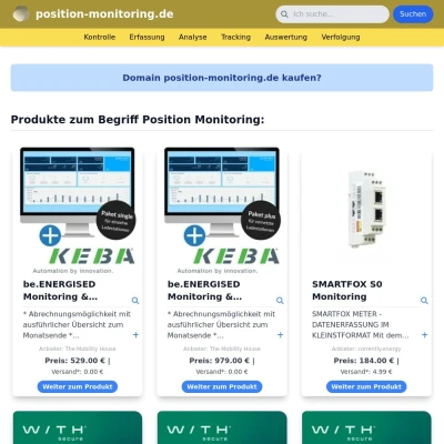 Screenshot position-monitoring.de