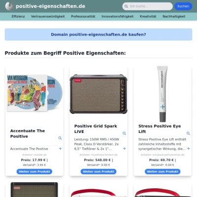Screenshot positive-eigenschaften.de