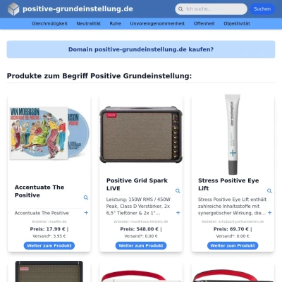 Screenshot positive-grundeinstellung.de