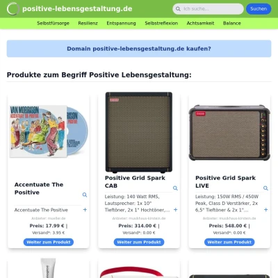 Screenshot positive-lebensgestaltung.de