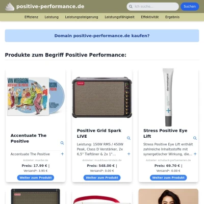 Screenshot positive-performance.de
