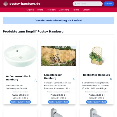 Screenshot postsv-hamburg.de