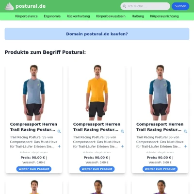 Screenshot postural.de